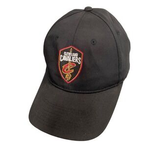 NBA‎ Cleveland Cavaliers Hat Mens OS Black Stitched Logo Baseball Cap Basketball